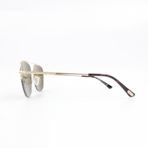 Tom Ford TF667 Abott Sunglasses Brown and Gold OS - Picture 5 of 13